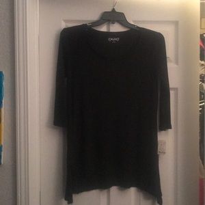 Mudd black tunic top